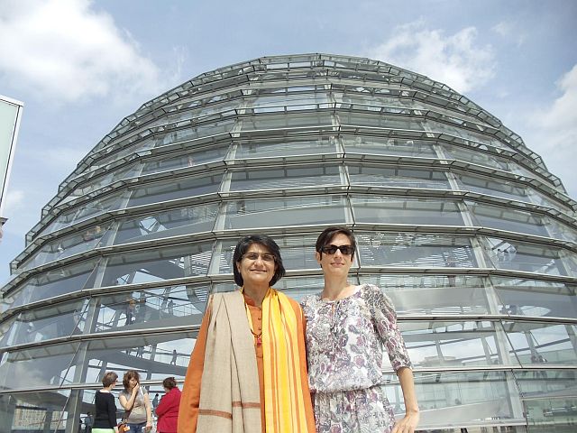 Shubraji and Isabell in Berlin