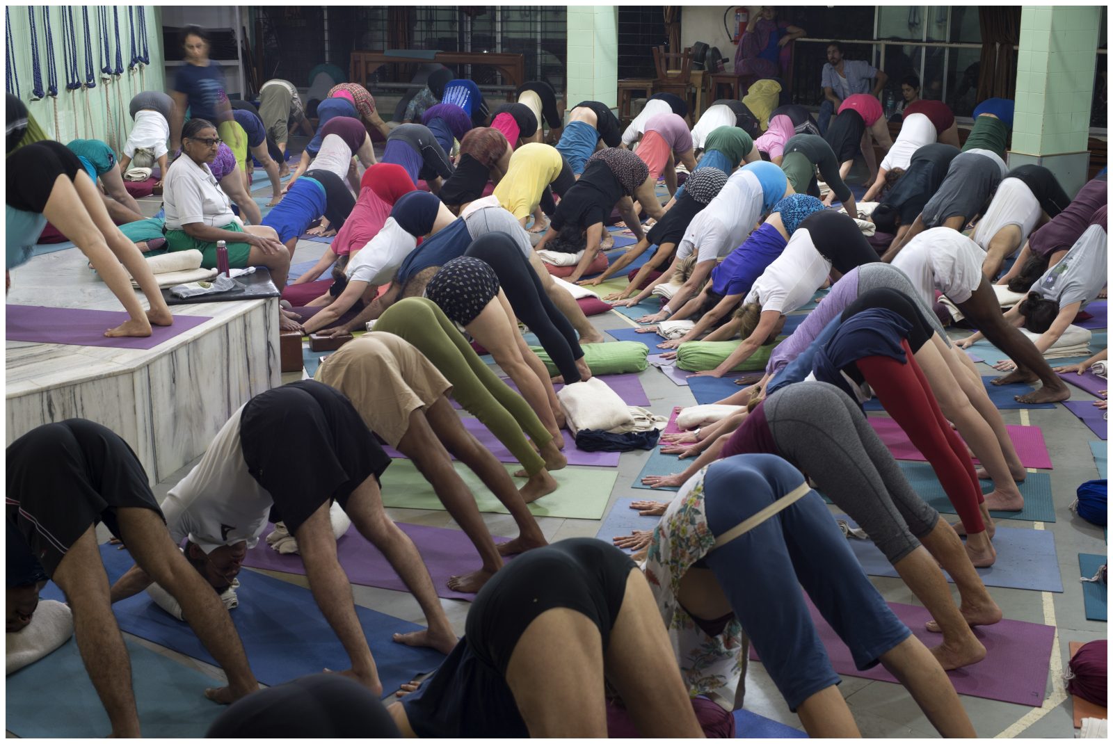 BKS IYengar Yoga Institute, Pune, India. Photograph - Coni Hörler