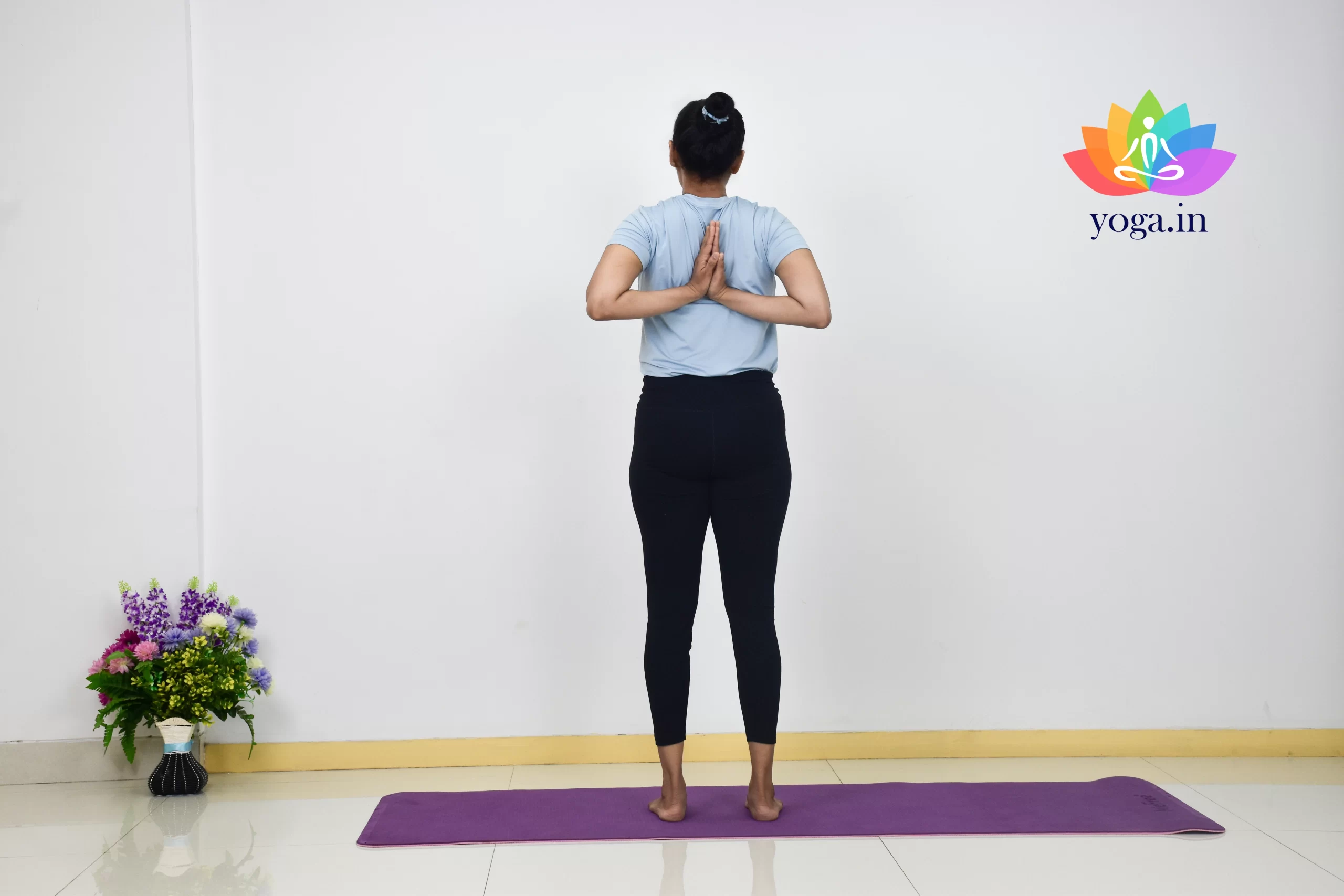 Paschim Namaskarasana (standing)