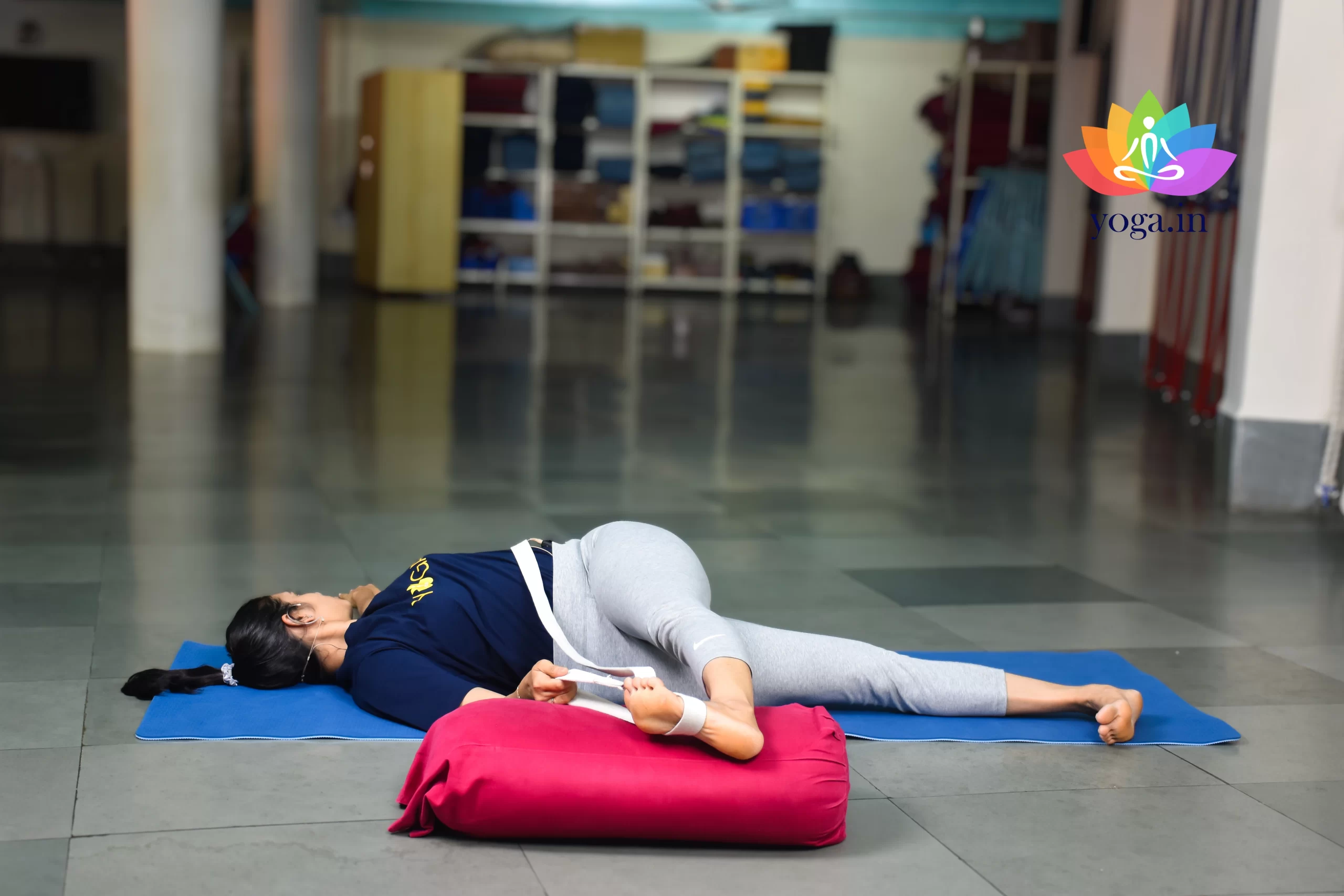 Supta Padangushthasana 3