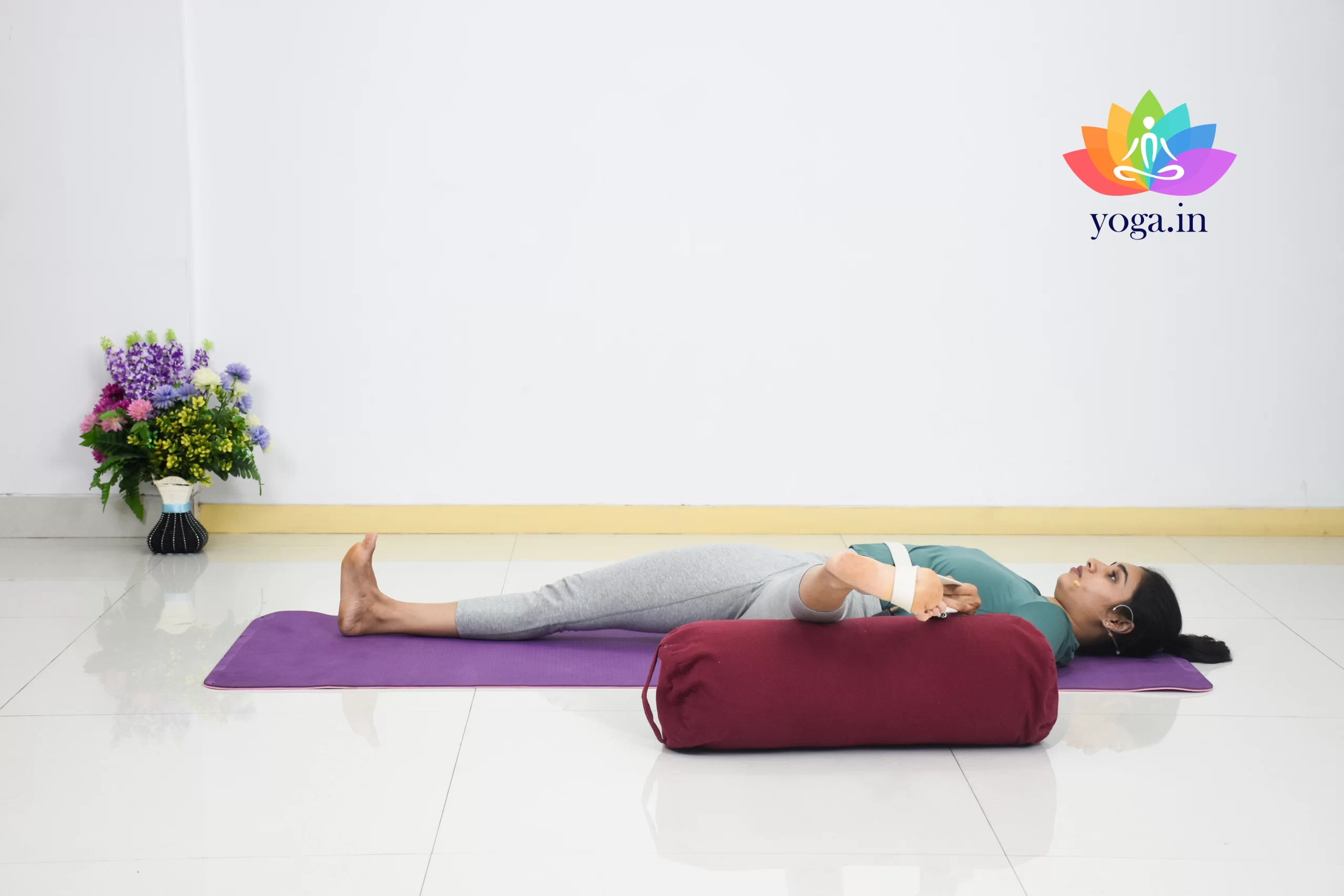 Supta Padangushthasana 2
