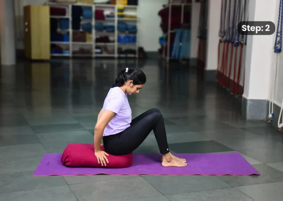 Ardha Matsyendrasana(step 2)