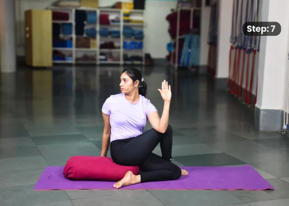 Ardha Matsyendrasana(step 7)