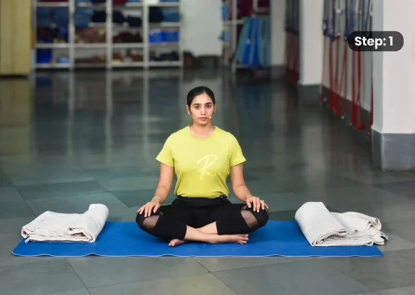 Baddha Konasana(step 1)