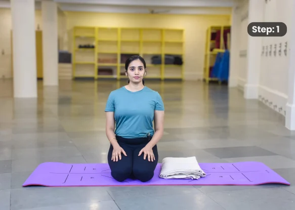 Bharadvajasana 2(step 1)