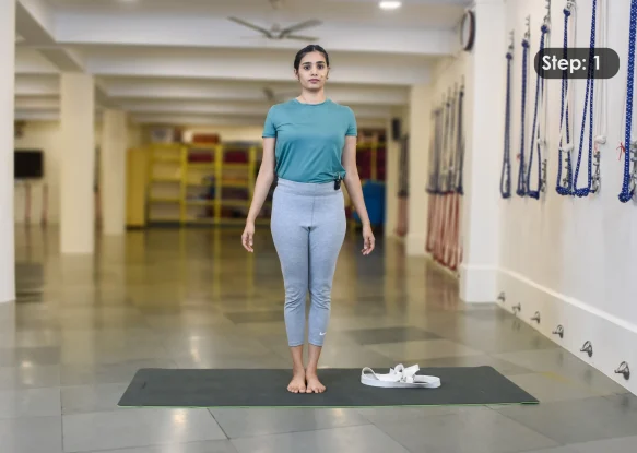 Gomukhasana Step 1