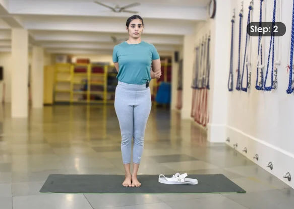 Gomukhasana Step 2
