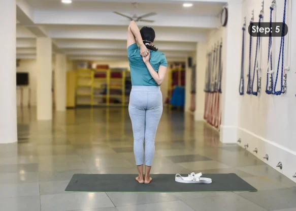 Gomukhasana Step 5