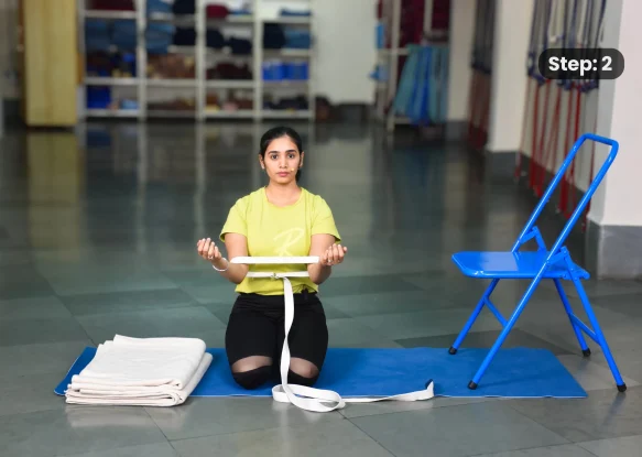 Halasana(step 2)