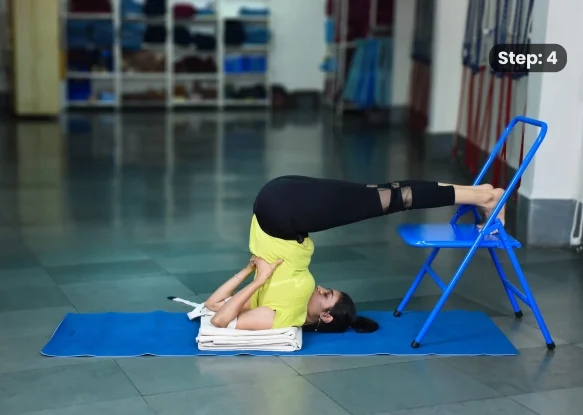 Halasana(step 4)
