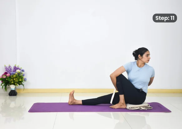 Marichyasana 3(step 11)