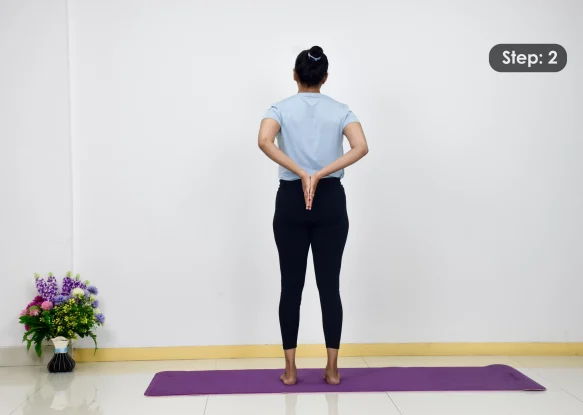 Paschim Namaskarasana Step 2
