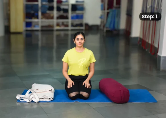 Paschimottanasana(step 1)