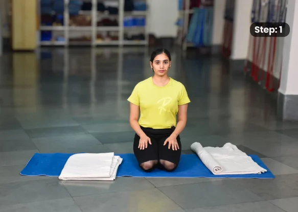 Pawanmuktasana(step 1)