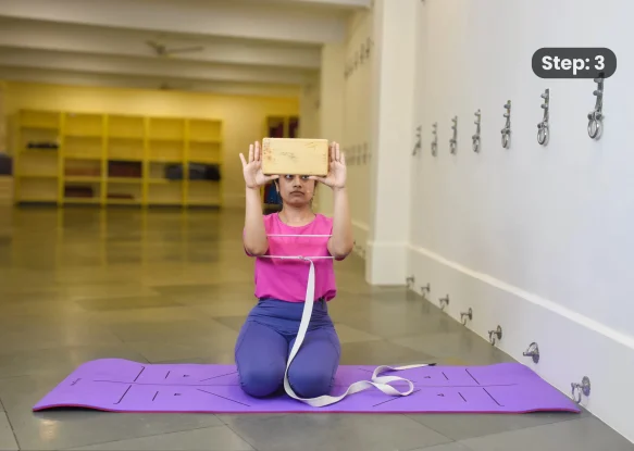 Pincha Mayurasana(step 3)