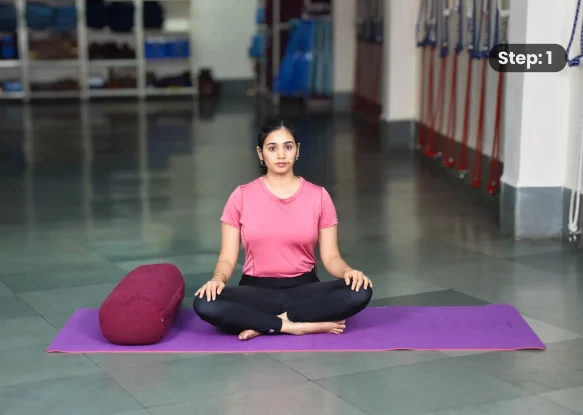 Supta Matsyendrasana(step 1)