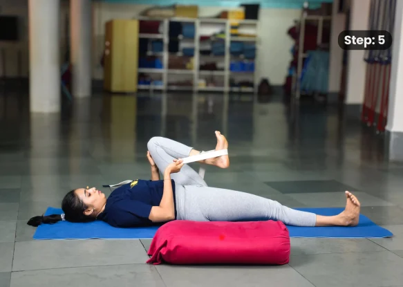 Supta Padangusthasana Iii(step 5)