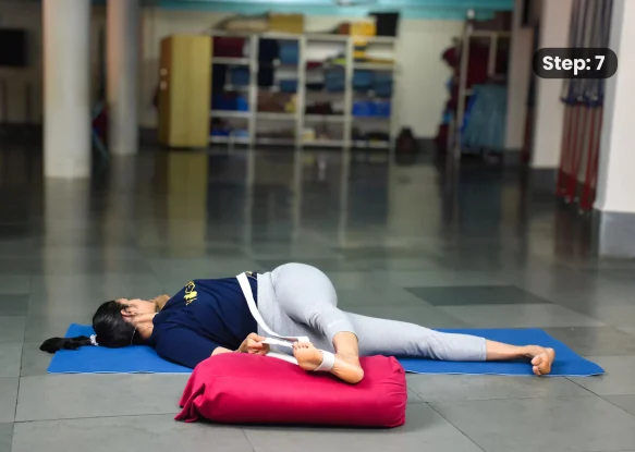 Supta Padangusthasana Iii(step 7)