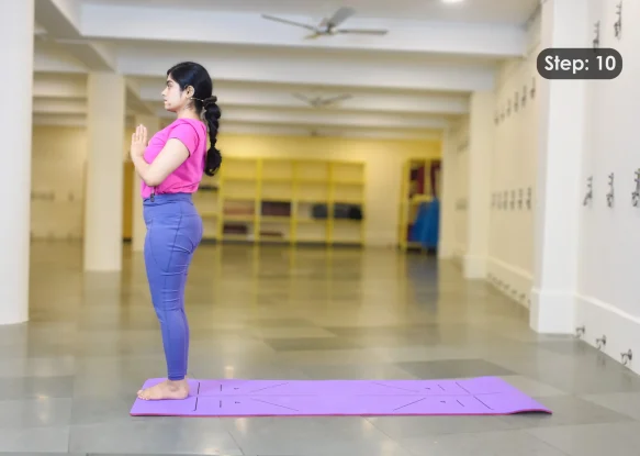 Surya Namaskar Step 10