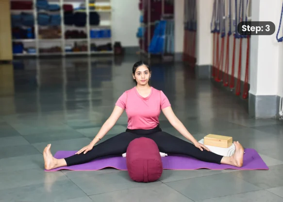 Upavistha Konasana(step 3)