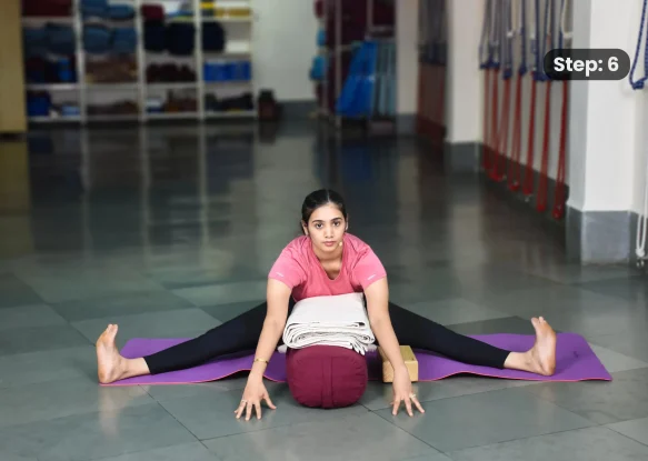 Upavistha Konasana(step 6)