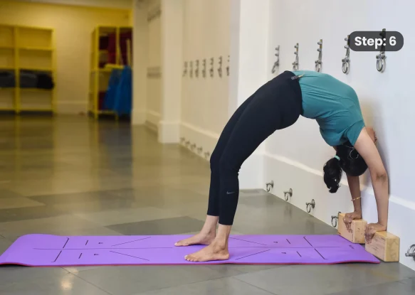 Urdhva Dhanurasana(step 6)