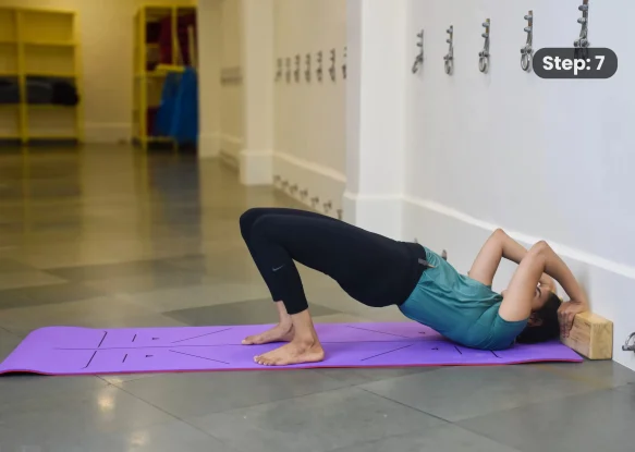 Urdhva Dhanurasana(step 7)