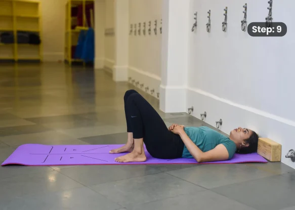 Urdhva Dhanurasana(step 9)