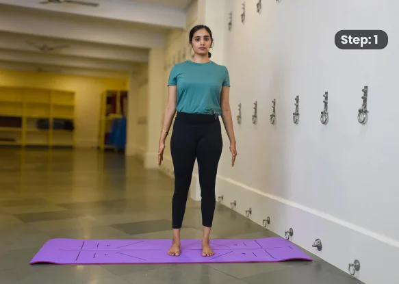 Utkatasana(step 1)
