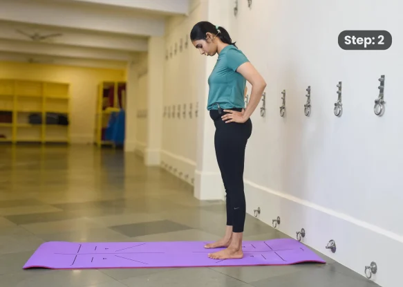 Utkatasana(step 2)