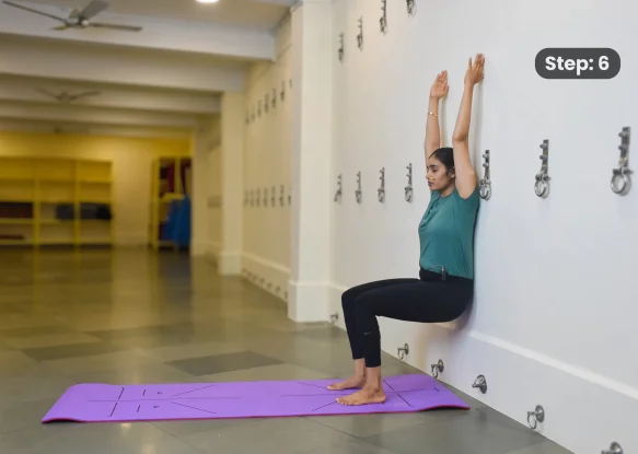 Utkatasana(step 6)