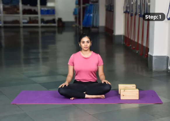 Uttanasana(step 1)