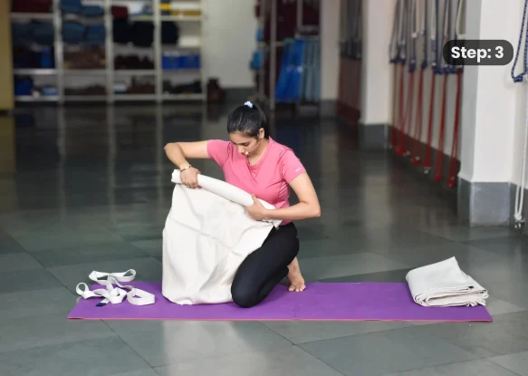Vajrasana(step 3)