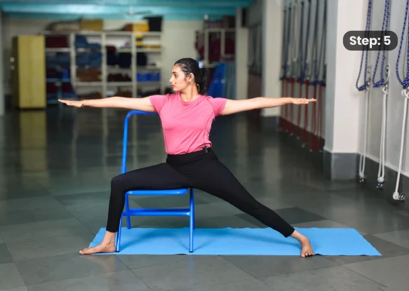 Virabhadrasana Ii(step 5)