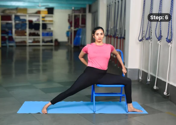 Virabhadrasana Ii(step 6)