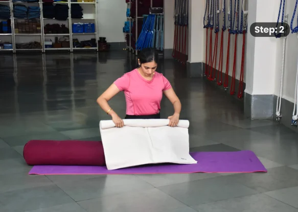 Virasana(step 2)