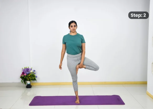 Vrikshasana(step 2)