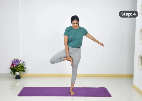 Vrikshasana(step 4)