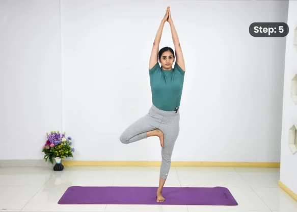 Vrikshasana(step 5)