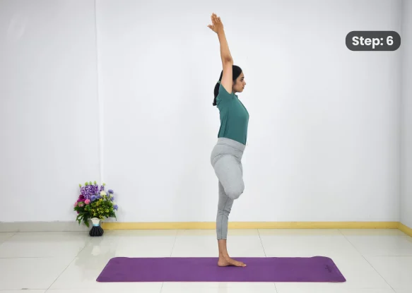 Vrikshasana(step 6)